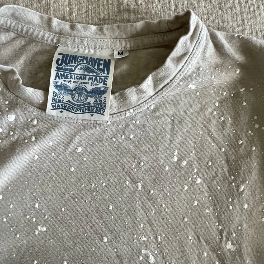 Jungmaven Gray Long Sleeve Tee - Picture 4 of 5